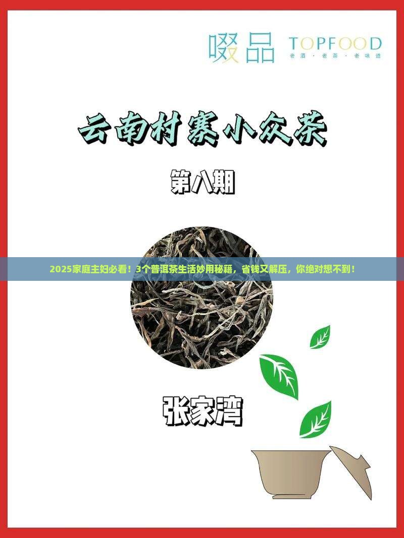 普洱茶生活妙用