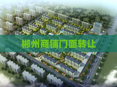郴州北斗村附近商铺门面