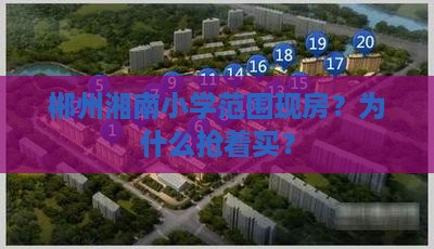 郴州湘南小学范围现房